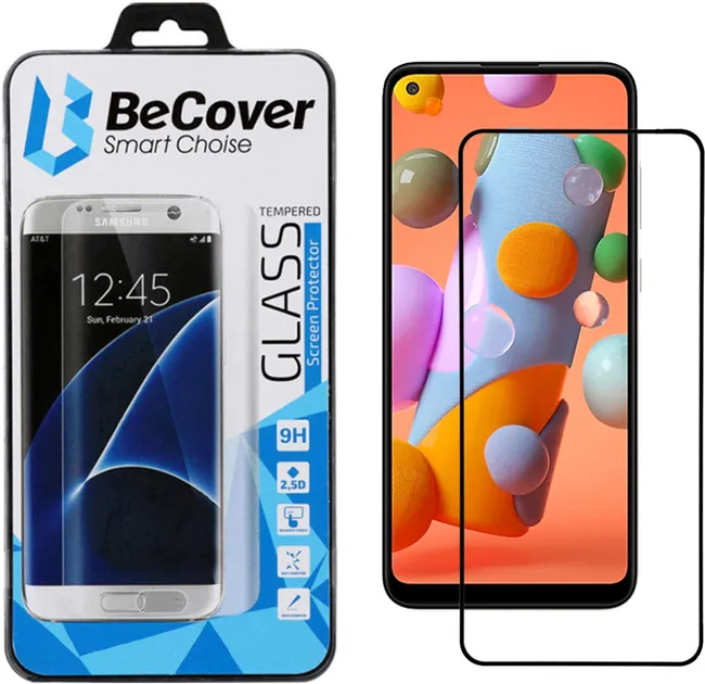 Захисне скло BeCover Samsung Galaxy A11 SM-A115 Black (704841)