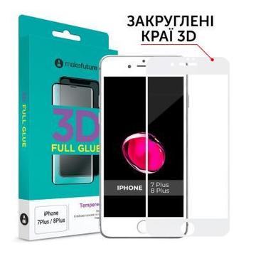 Захисне скло та плівка MakeFuture 3D Apple iPhone 7/8 Black (MG3D-AI7P/8PW)