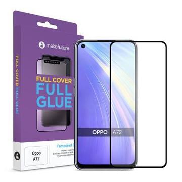 Захисне скло та плівка MakeFuture Oppo A72 Full Cover Full Glue (MGF-OPA72)