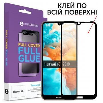 Захисне скло та плівка MakeFuture Huawei Y6 2019 Full Cover Full Glue (MGF-HUY619)