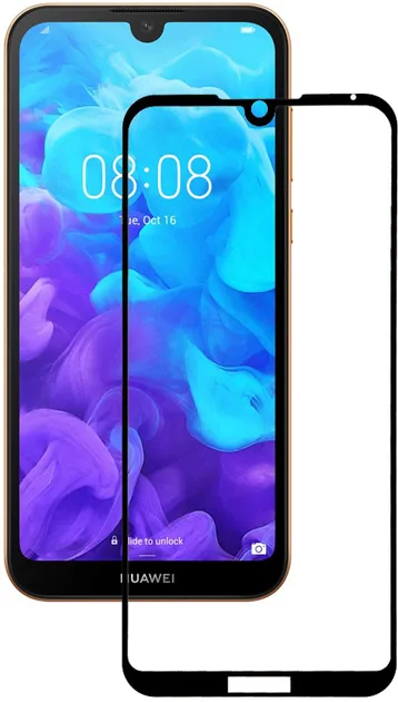 Захисне скло BeCover Huawei Y5 2019 Black (703832)