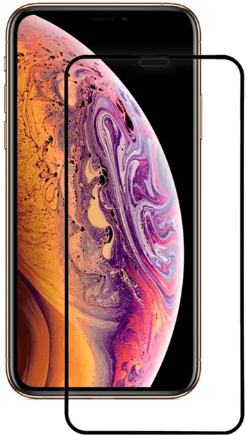 Защитное стекло BeCover Apple iPhone X/XS Black (702622)