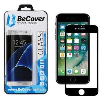 Захисне скло та плівка BeCover Apple iPhone 7 / 8 / SE 2020 3D Black (701040)