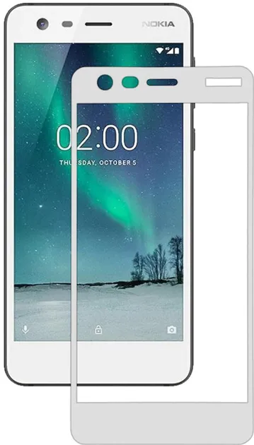 Захисне скло BeCover Nokia 2 White (702167)