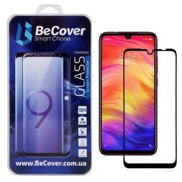 Защитное стекло и пленка  BeCover Full Glue & Cover Xiaomi Redmi Note 7 Black (703190)
