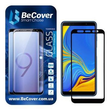 Захисне скло та плівка BeCover Full Glue & Cover Samsung Galaxy A7 2018 SM-A750 Black (703138)