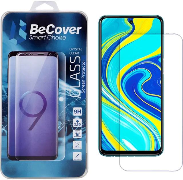 Захисне скло BeCover Xiaomi Redmi Note 9S / Note 9 Pro / Note 9 Pro Max Crystal C (704836)