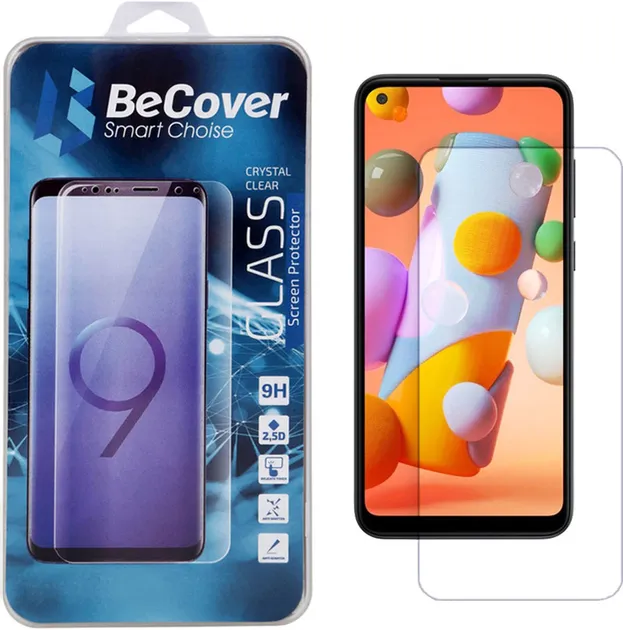 Защитное стекло BeCover Samsung Galaxy M11 SM-M115 Crystal Clear Glass (704849)