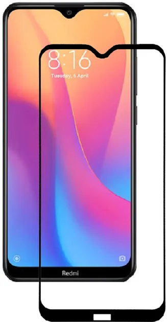 Захисне скло BeCover Xiaomi Redmi 8A Black (704160)