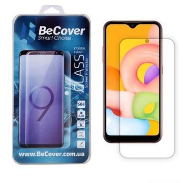 Захисне скло та плівка BeCover Samsung Galaxy A01 SM-A015 Crystal Clear Glass (704667)