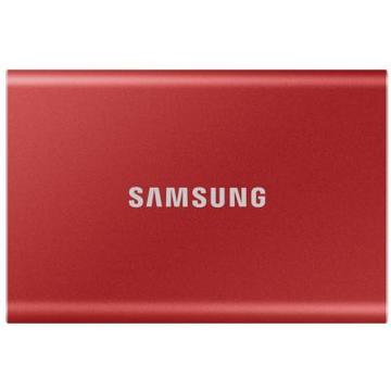SSD накопичувач Samsung T7 500GB Red (MU-PC500R/WW)