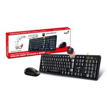 Комплект (клавіатура і мишка) Genius Smart KM-8200 Black Ukr (31340003410)