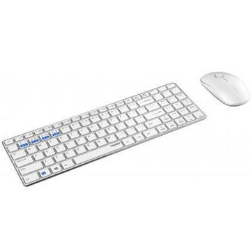 Комплект (клавіатура і мишка) Rapoo 9300M White