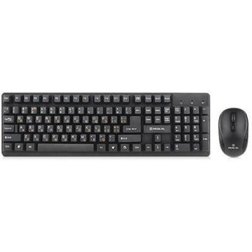 Комплект (клавіатура і мишка) REAL-EL Standard 550 Kit (EL123100024)
