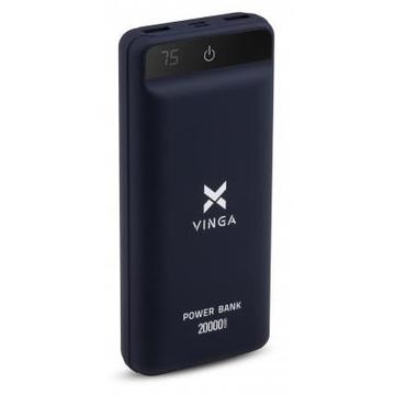 Зовнішній акумулятор Vinga 20000 mAh Purple (VPB2QLSP)