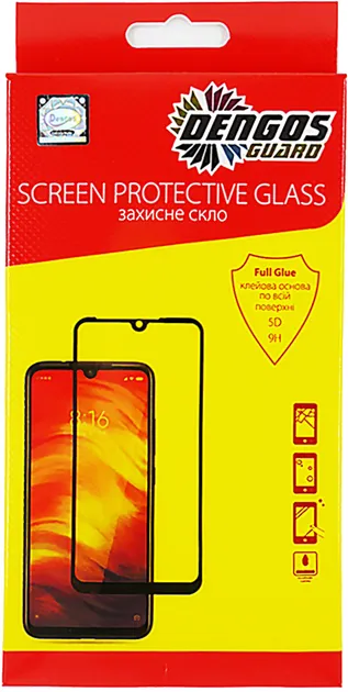 Захисне скло DENGOS Full Glue для OPPO A31 (black) (TGFG-120)