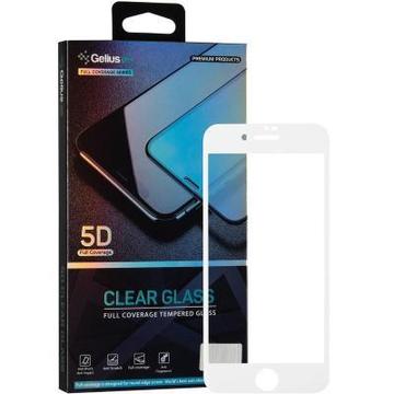 Защитное стекло и пленка  Gelius Pro 5D Clear Glass for iPhone 7/8 White (00000070943)