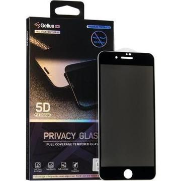 Защитное стекло и пленка  Gelius Pro 5D Privasy Glass for iPhone 7/8 Black (00000070956)