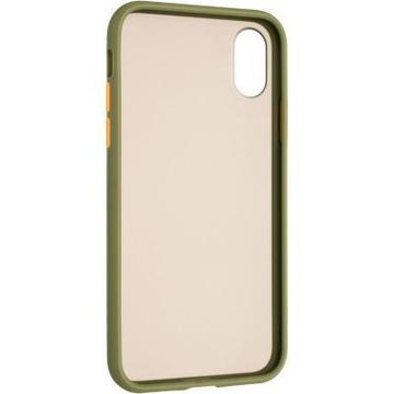 Чохол-накладка Gelius Bumper Mat Case for iPhone X/XS Green (00000080165)