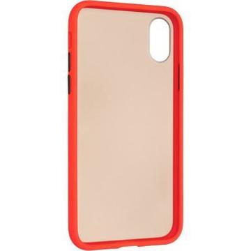 Чехол-накладка Gelius Bumper Mat Case for iPhone X/XS Red (00000080166)