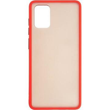 Чехол-накладка Gelius Bumper Mat Case for Samsung A715 (A71) Red (00000080175)