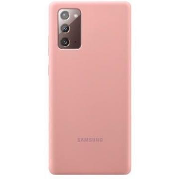Чохол-накладка Samsung Silicone Cover Galaxy Note 20 (N980) Copper Brown (EF-PN980TAEGRU)