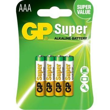 Батарейка GP AAA LR3 Super Alcaline * 4 (24A-U4 / GP24A-2UE4)