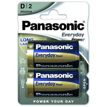 Батарейка PANASONIC D LR20 Everyday Power * 2 (LR20REE/2BR)