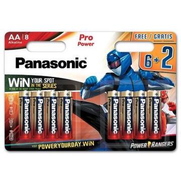 Батарейка PANASONIC AA LR6 Pro Power * 8 Power Rangers (LR6XEG/8B2FPR)