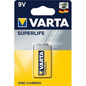 Батарейка Varta Крона 6F22 Superlife Zinc-Carbon*1 (02022101411)