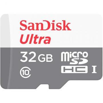 Карта памяти SanDisk 32GB UHS-I Class 10 Ultra R100/W10MB/s (SDSQUNR-032G-GN3MN)