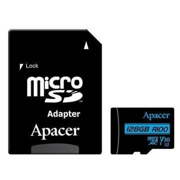 Карта памяти Apacer microSD 128GB C10 UHS-I R100MB/s + SD