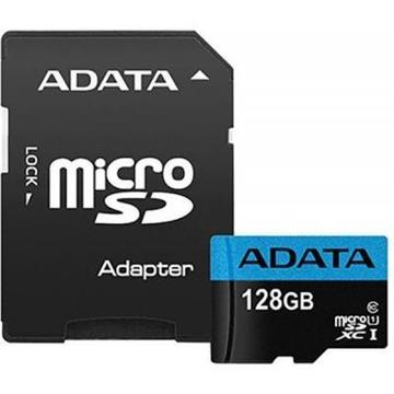 Карта пам'яті  ADATA 128GB microSD class 10 UHS-I A1 Premier (AUSDX128GUICL10A1-RA1)