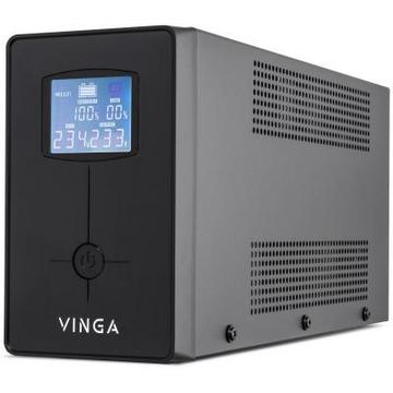 Блок безперебійного живлення Vinga LCD 1200VA metal case with USB (VPC-1200MU)