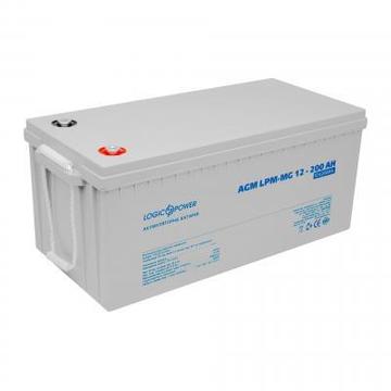 Акумуляторна батарея для ДБЖ LogicPower LPM MG 12В 200 Ач (3875)