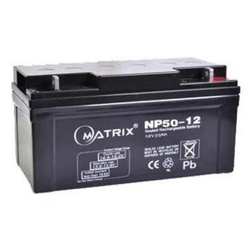 Акумуляторна батарея для ДБЖ Matrix 12V 50AH (NP50-12)
