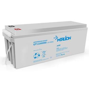 Аккумуляторная батарея для ИБП Merlion MERLION AGM GP122000M8 12 V-200 Ah (GP122000M8)