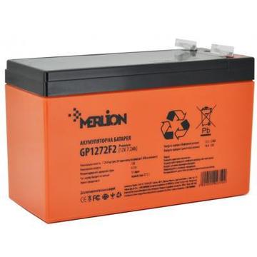 Акумуляторна батарея для ДБЖ Merlion 12V-7.2Ah PREMIUM (GP1272F2PREMIUM)