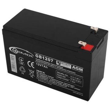 Акумуляторна батарея для ДБЖ GEMIX GB 12В 7 Ач (GB1207)