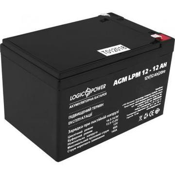 Акумуляторна батарея для ДБЖ LogicPower LPM 12В 12Ач (6550)