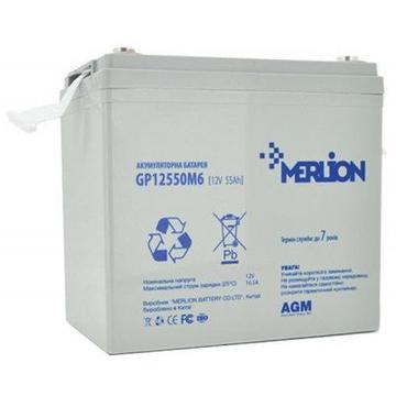 Акумуляторна батарея для ДБЖ Merlion 12V-55Ah (GP12550M6)