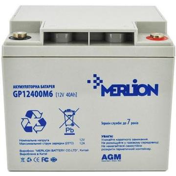 Акумуляторна батарея для ДБЖ Merlion 12V-40Ah (GP12400M6)