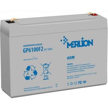 Аккумуляторная батарея для ИБП Merlion 6V-10Ah (GP6100F2)