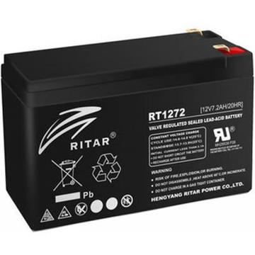 Акумуляторна батарея для ДБЖ Ritar AGM RT1272B, 12V-7.2Ah (RT1272B)