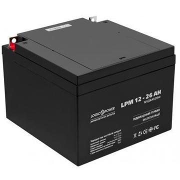 Акумуляторна батарея для ДБЖ LogicPower LPM 12В 26Ач (4134)