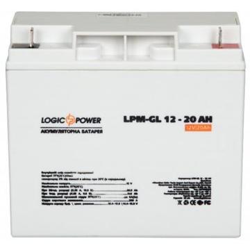 Акумуляторна батарея для ДБЖ LogicPower LPM-GL 12В 20Ач (5214)