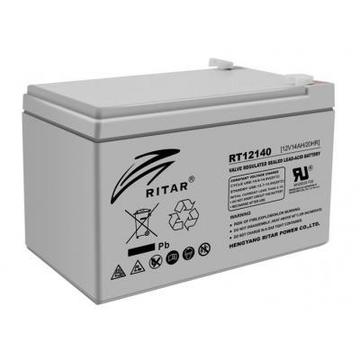 Акумуляторна батарея для ДБЖ Ritar AGM RT12140, 12V-14Ah (RT12140H)