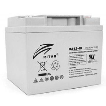 Акумуляторна батарея для ДБЖ Ritar AGM RA12-40, 12V-40Ah (RA12-40)