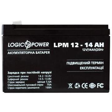 Акумуляторна батарея для ДБЖ LogicPower LPM 12В 14Ач (4161)