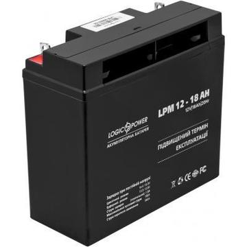 Аккумуляторная батарея для ИБП LogicPower LPM 12В 18Ач (4133)